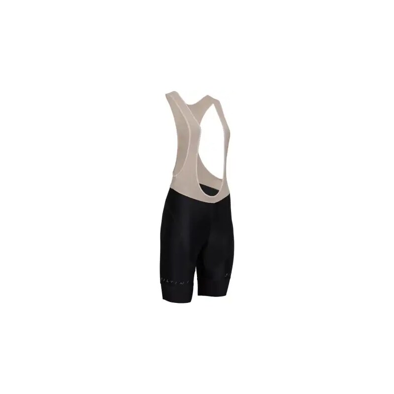 Silvini Suela Bib dámske kraťasy s trakmi a vložkou Black/Cream vel. 63132847