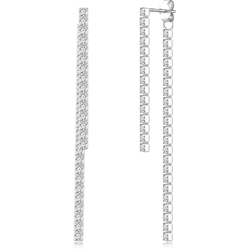 Olivie Svatební stříbrné náušnice 9497 63261355