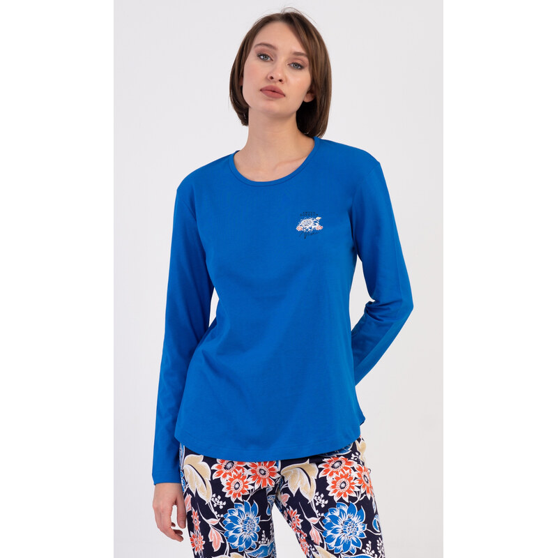 Vienetta Dámske pyžamo dlhé Kvety 64234920