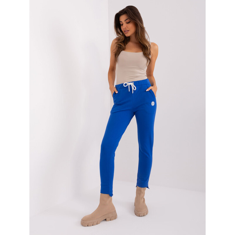 RELEVANCE Modré športové tepláky RV-DR-8370-1.57P-kobalt 57953748