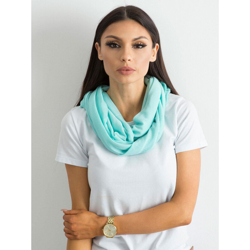 BASIC Svetlo modra dámska šatka AT-KM-14560.31P-blue 25630561