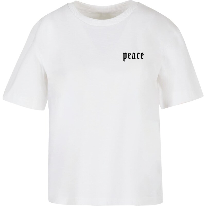 Miss Tee Tričko Peace Hand sivá / tmavosivá / čierna / biela 63146393