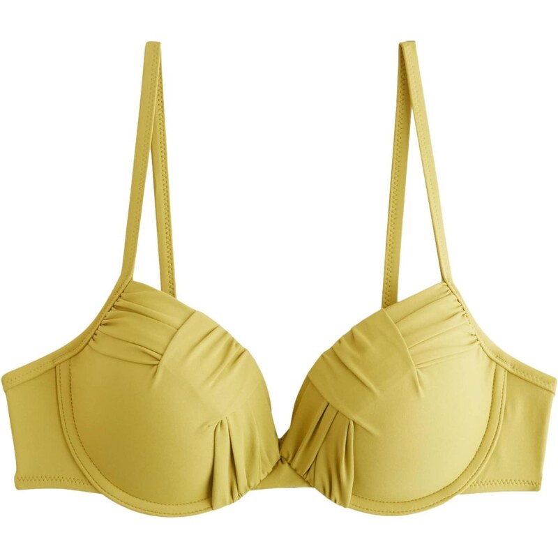 Next Bikinový top zelená 63163823