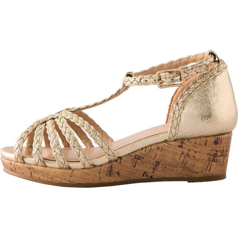 Next Sandále zlatá 65874619