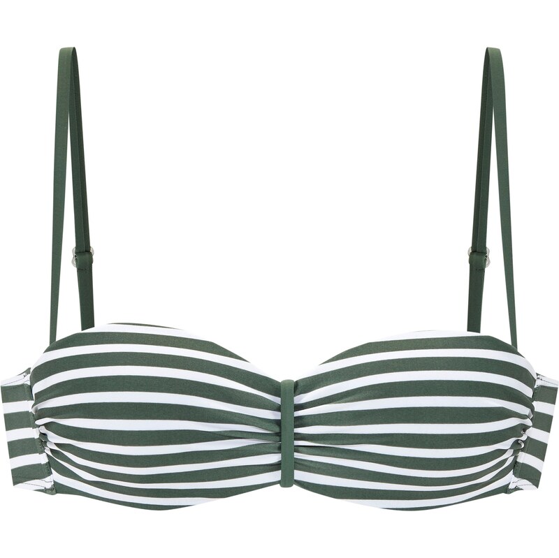 VENICE BEACH Bikinový top zelená / biela 63161364