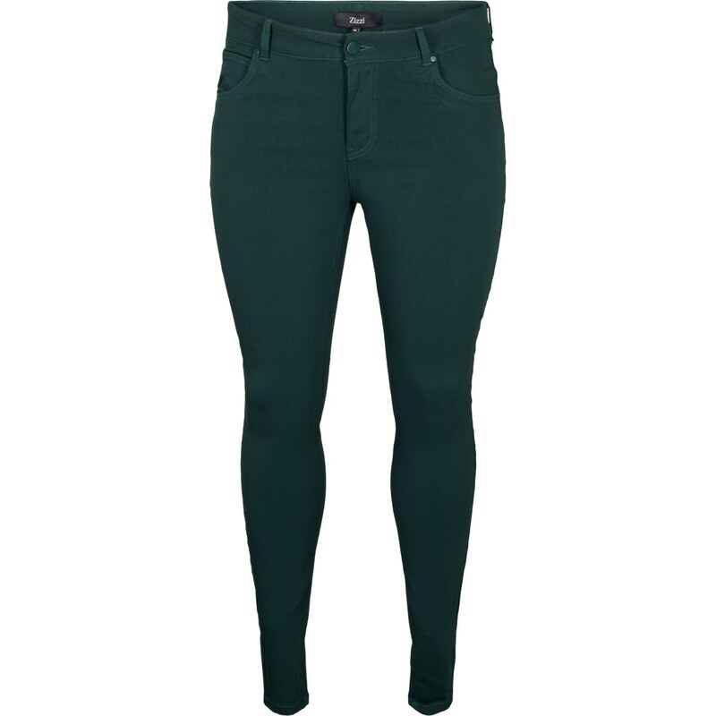 Zizzi Nohavice JJUNE tmavozelená 65868440
