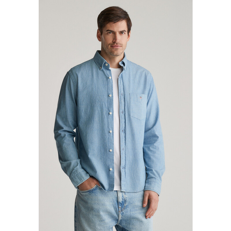 KOŠEĽA GANT REG CHAMBRAY SHIRT LIGHT BLUE 63136136