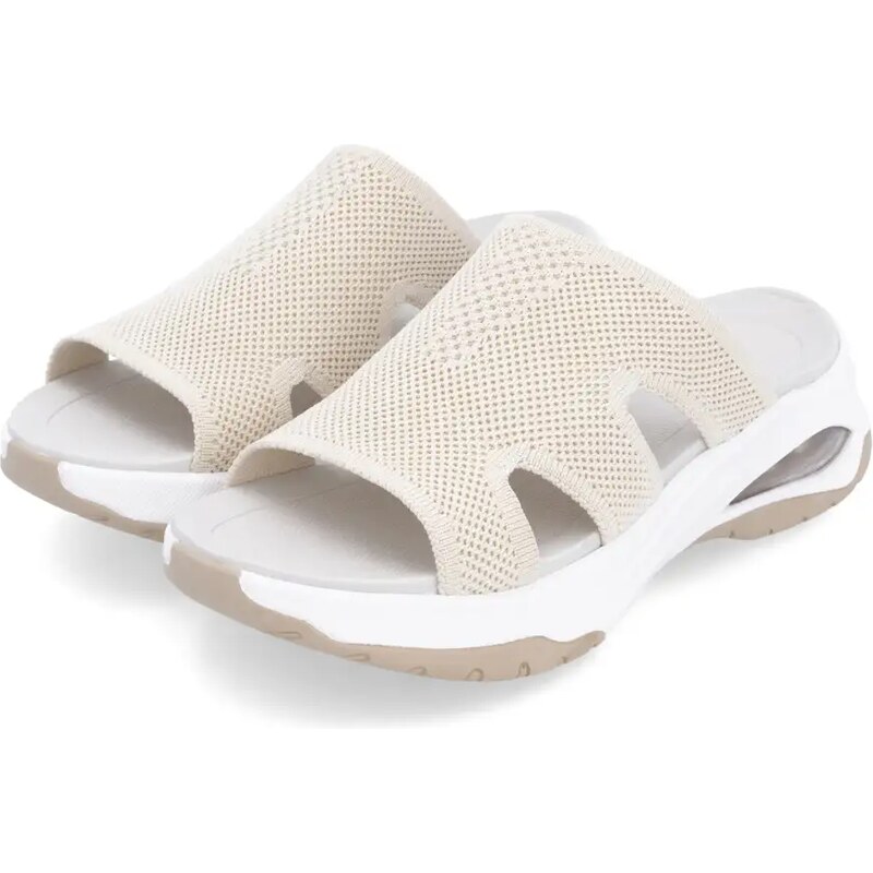 Dámske šľapky RIEKER W3150-60 béžová S5