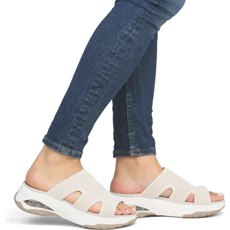 Dámske šľapky RIEKER W3150-60 béžová S5