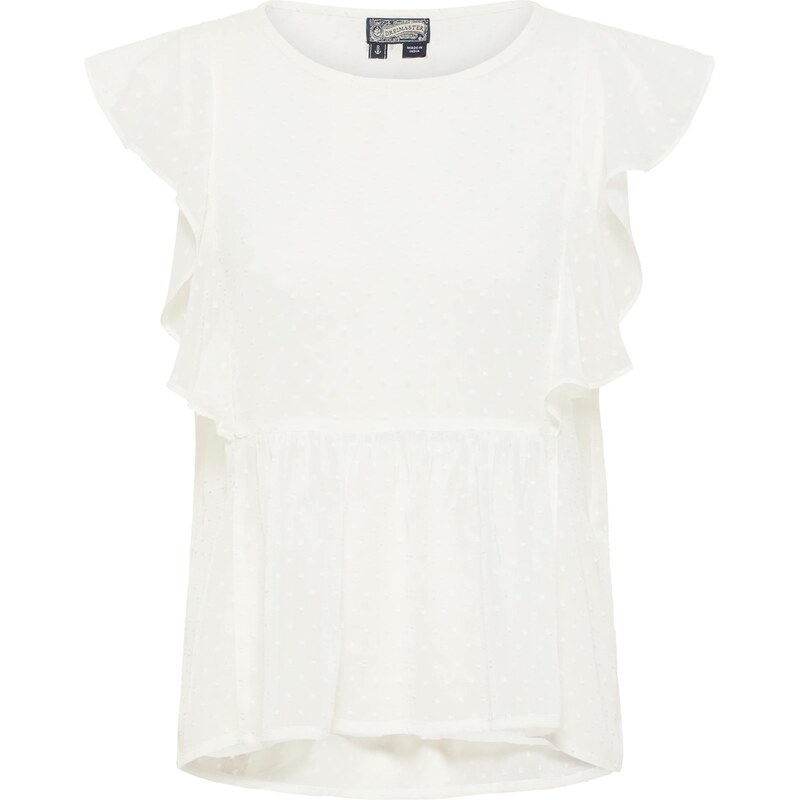 DreiMaster Vintage Blúzka biela ako vlna 63144014