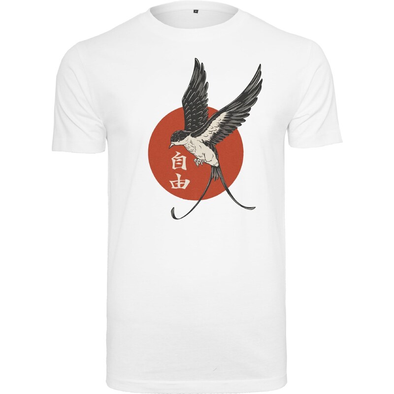 Mister Tee Tričko Free béžová / červená / biela 63144673