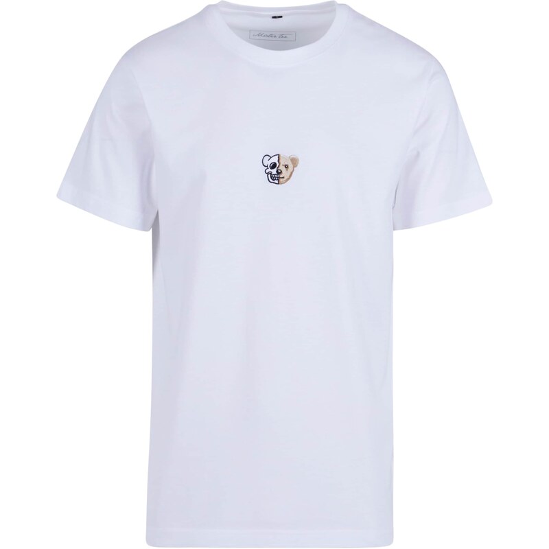 Mister Tee Tričko Skull Bear béžová / čierna / biela 63144675