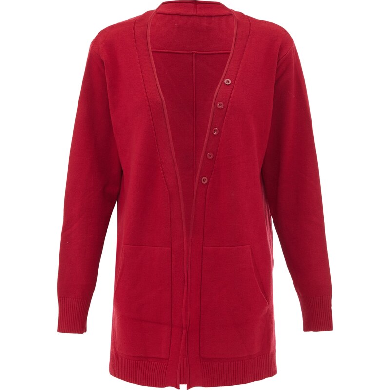 BLONDA Kardigán červená 63144919