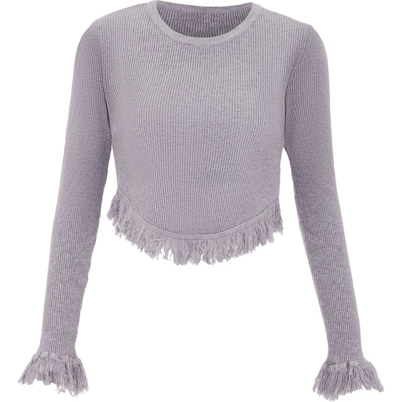 swirly Sveter sivá melírovaná 63145064