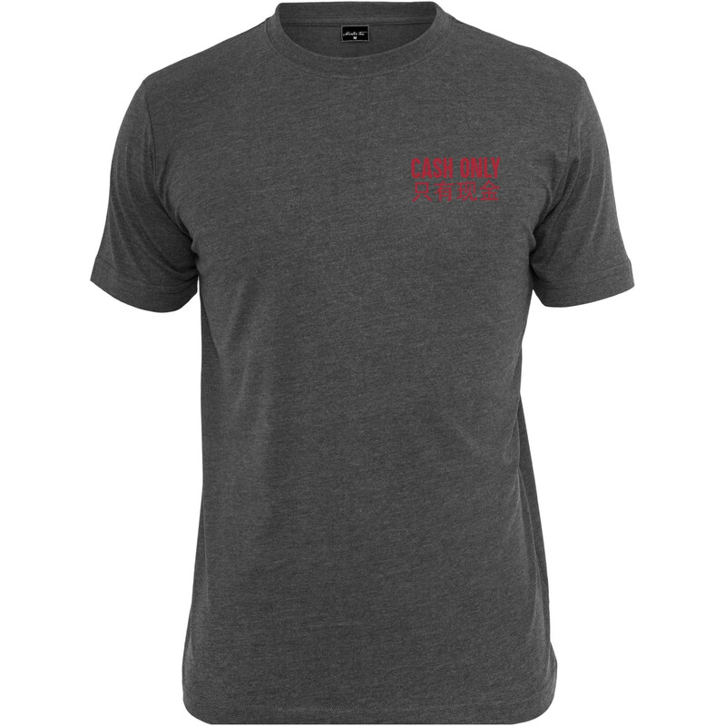 Mister Tee Tričko Cash Only antracitová / červená / biela 63146432