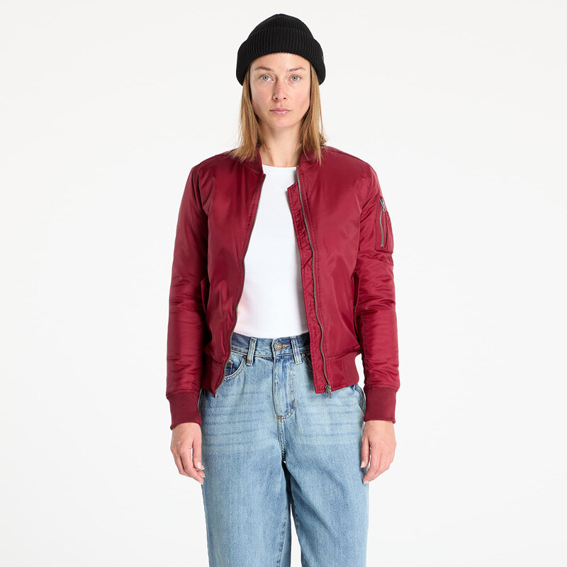 Bunda Urban Classics Ladies Basic Bomber Jacket Wine XS 47100492