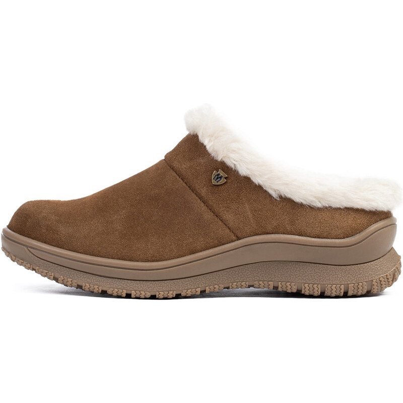 Minnetonka Papuče Emerson krémová / sépiová 63147878