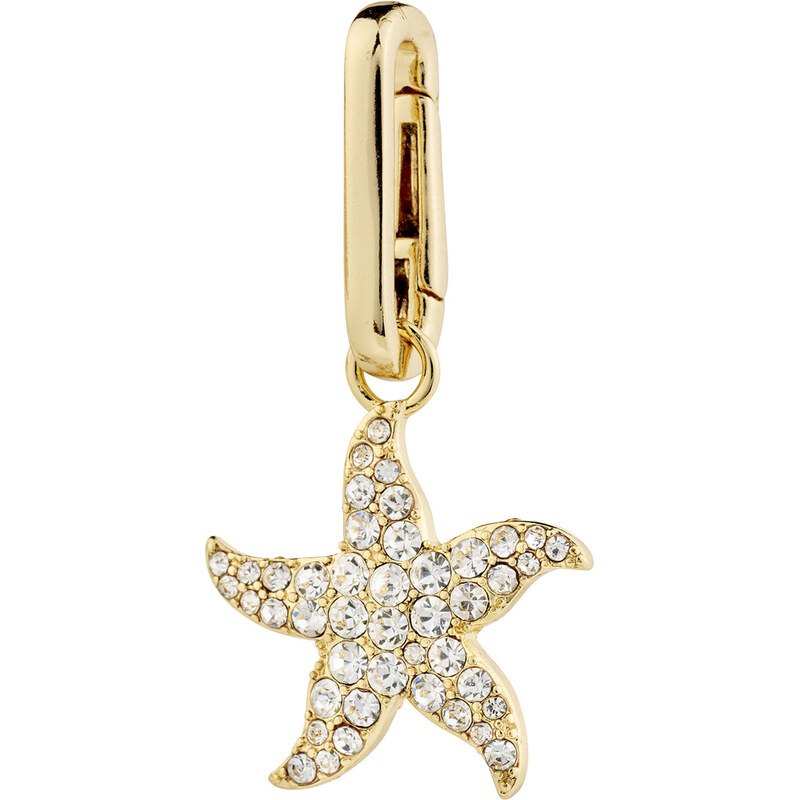 Pilgrim Prívesok Starfish zlatá / priehľadná 63148966