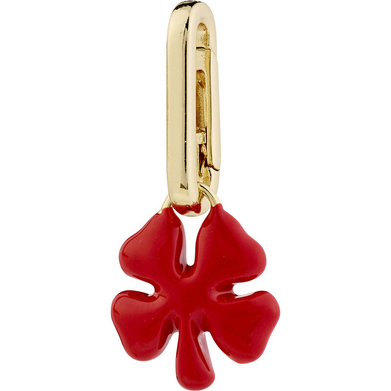 Pilgrim Prívesok Clover zlatá / tmavoružová 63148963