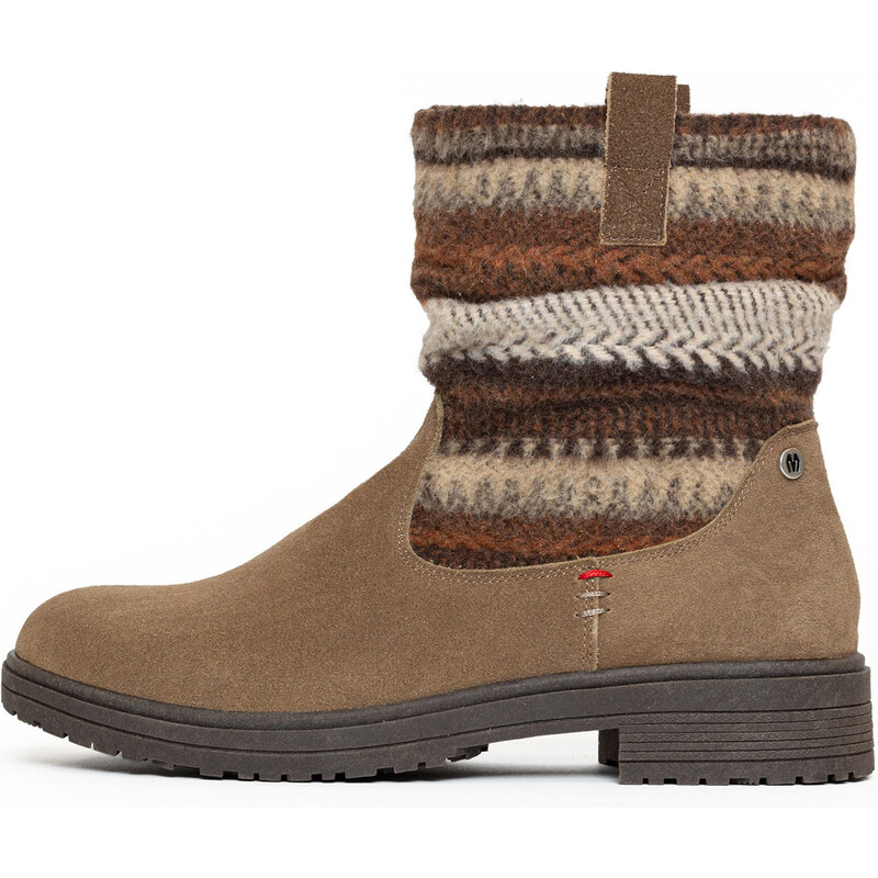 Minnetonka Šnurovacie členkové čižmy Joli hnedá / kapučíno / 63149857