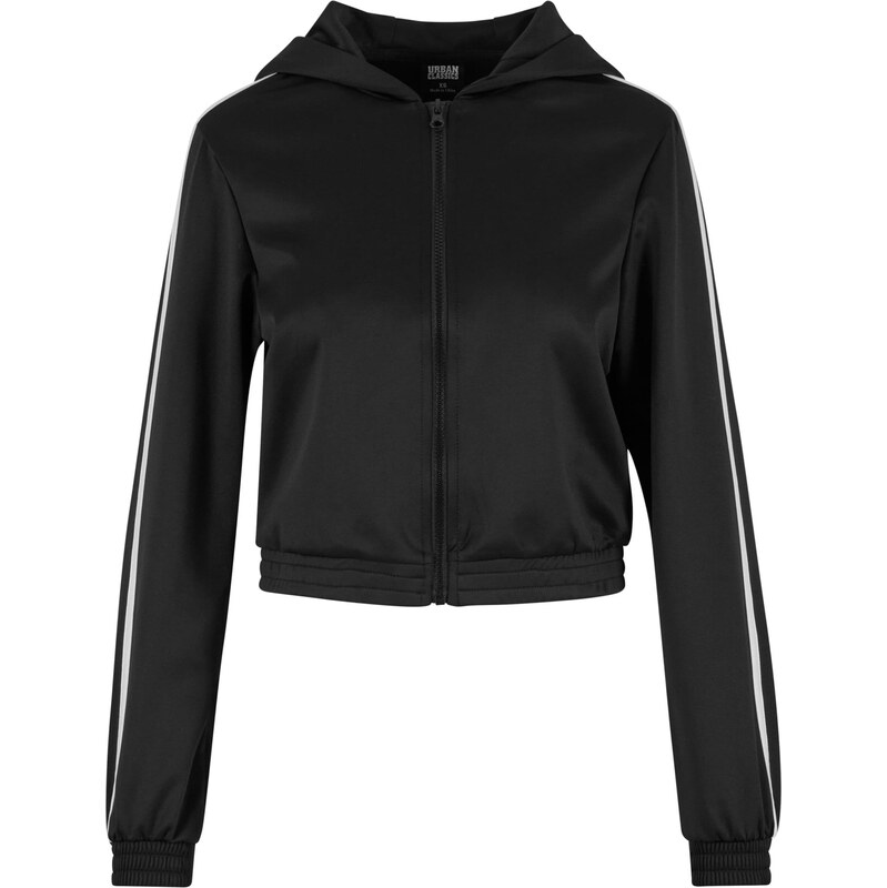 Urban Classics Tepláková bunda čierna / biela 63149859