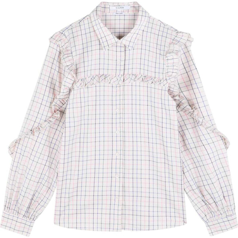 Scalpers Blúzka fialová / ružová / biela 63151381