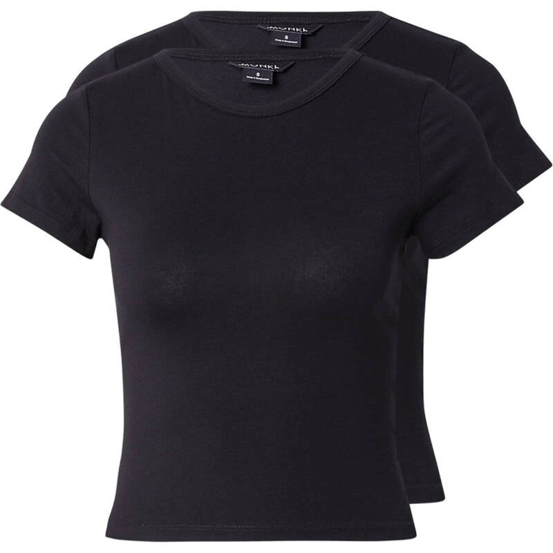 Monki Tričko čierna 63151425