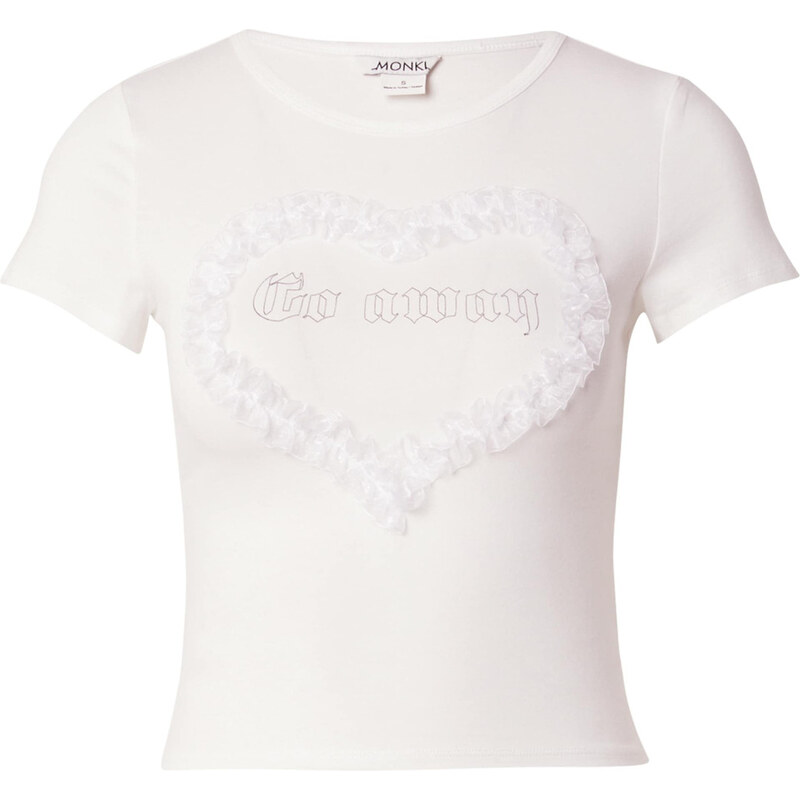 Monki Tričko sivá / biela 63151431