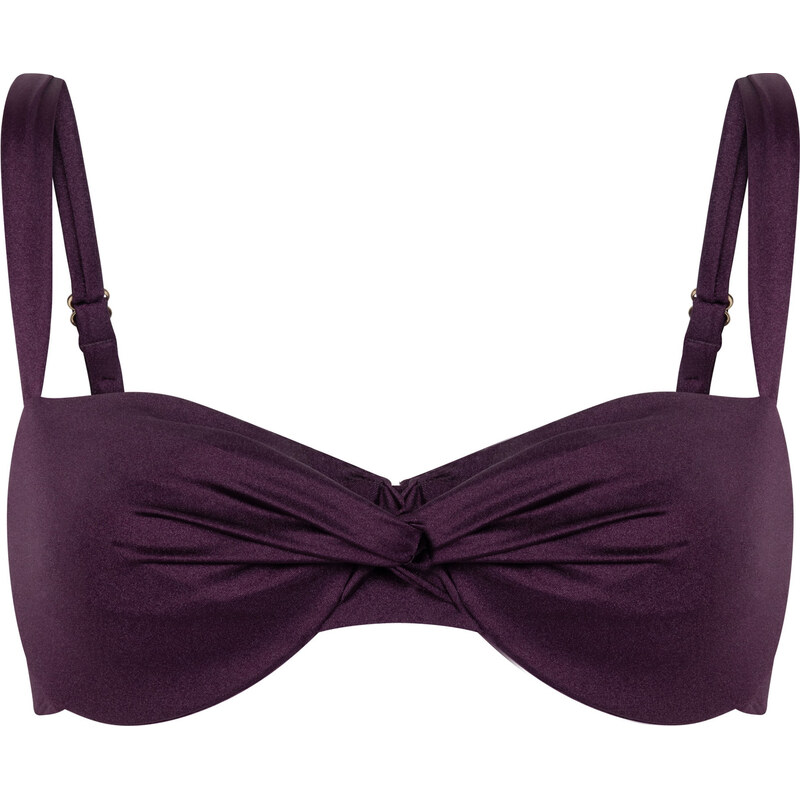 Hunkemöller Bikinový top Colsta tmavofialová 63153455