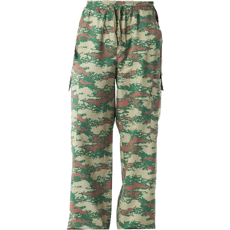 Dandalo Nohavice gaštanová / smaragdová / pastelovo zelená 63154532