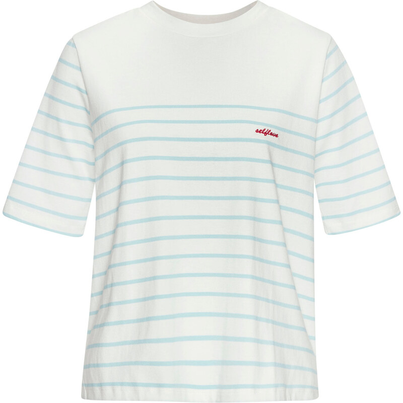 LASCANA Tričko svetlomodrá / prírodná biela 63156498