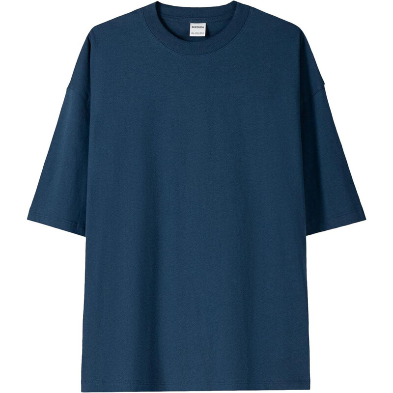 Bershka Tričko námornícka modrá 63156987