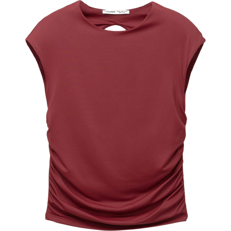 Pull&Bear Top burgundská 63157468