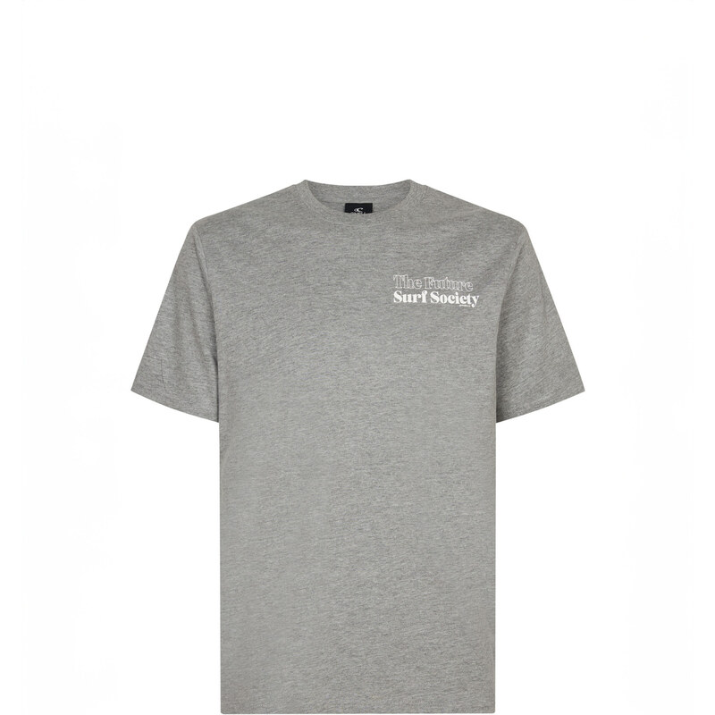 ONEILL Tričko The Future Surf Society sivá melírovaná / biela 63159151