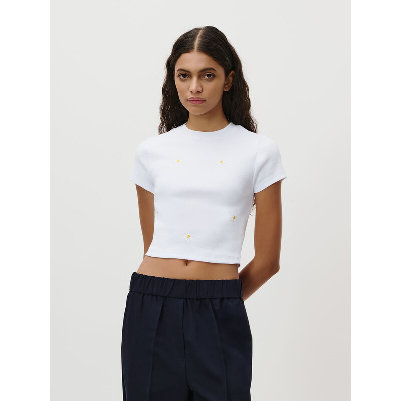 LeGer by Lena Gercke Tričko Hermine citrónová / biela 63160105