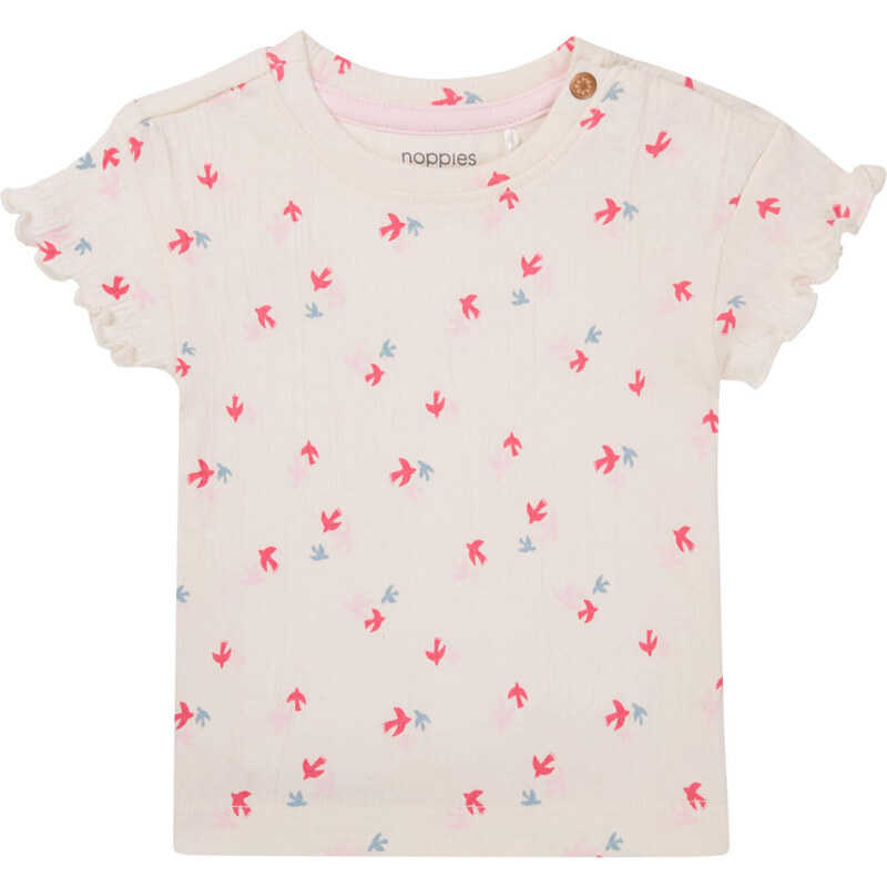 Noppies Tričko Moapa krémová / svetlomodrá / červená 63160642