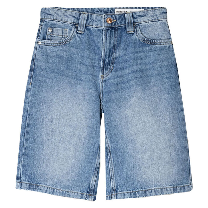 Bershka Džínsy modrá denim 63161387