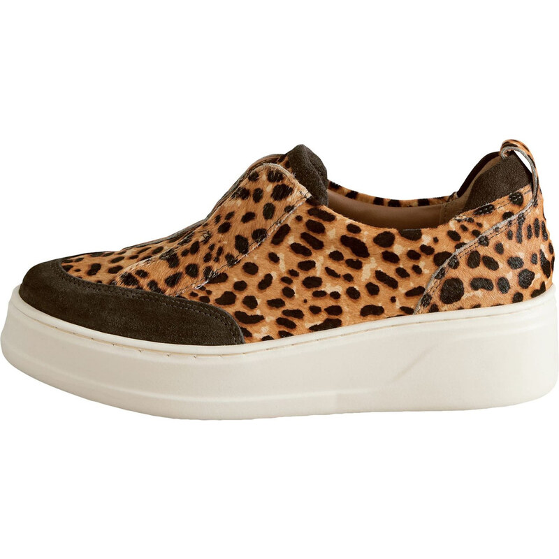 Next Slip-on obuv svetlohnedá / čierna 63162476