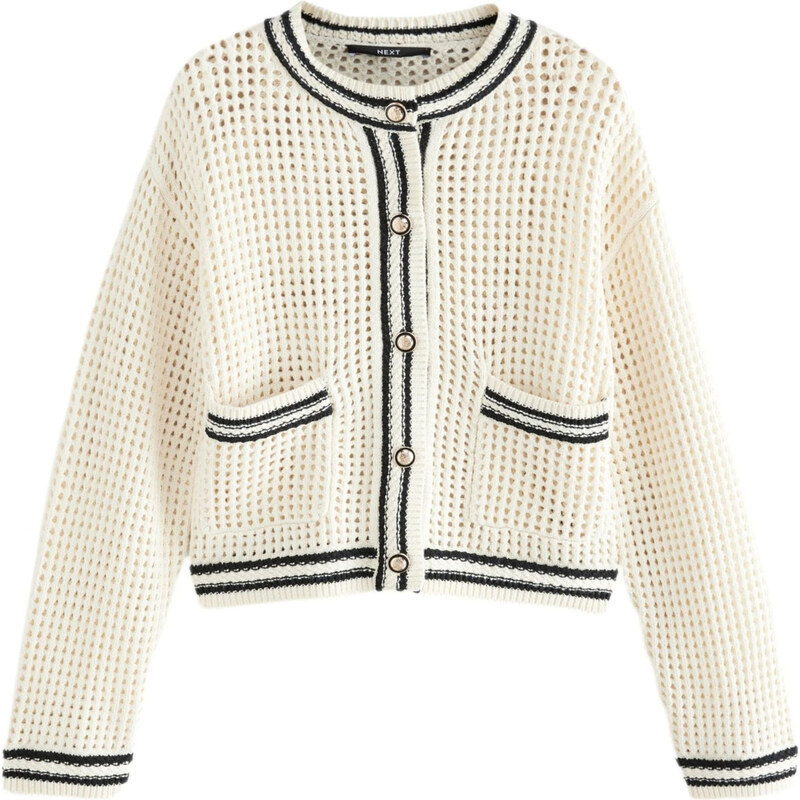 Next Kardigán nebielená / čierna 63162921
