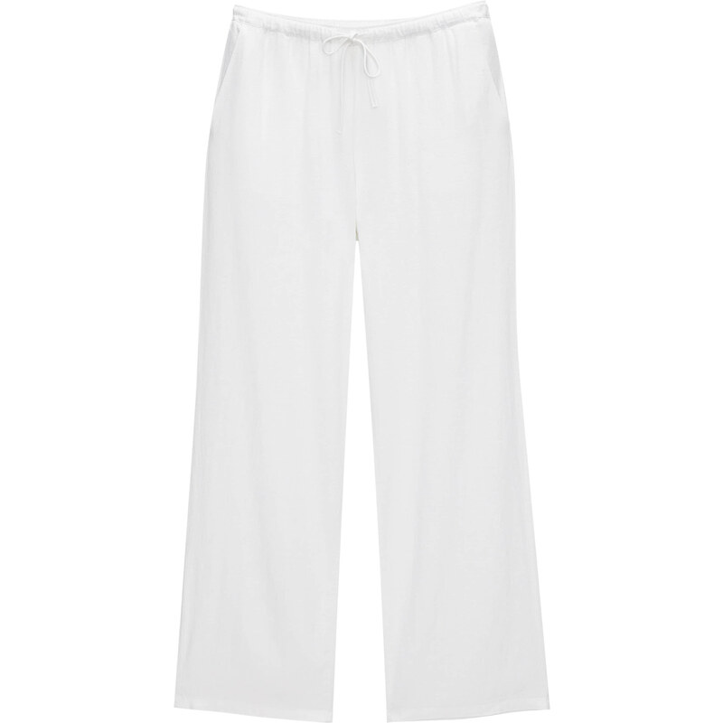 Pull&Bear Nohavice biela 63163201