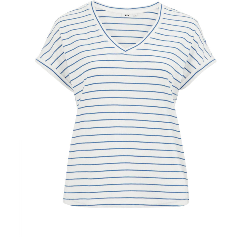 WE Fashion Tričko modrá / biela 63163862
