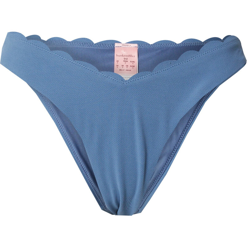 Hunkemöller Bikinové nohavičky Scallop námornícka modrá 63164166