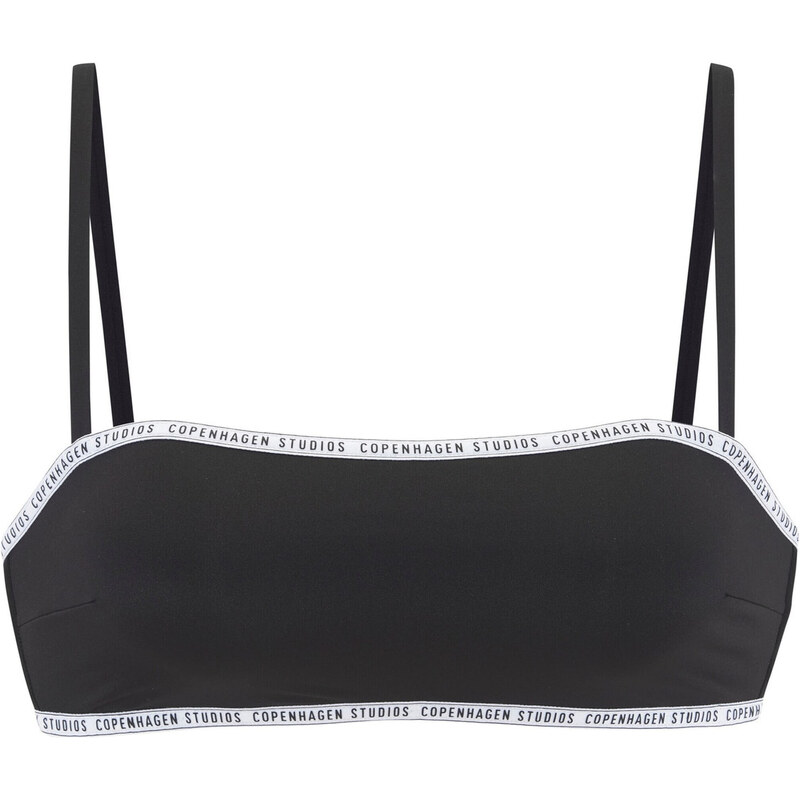 Copenhagen Studios Bikinový top striebornosivá / čierna 63164324