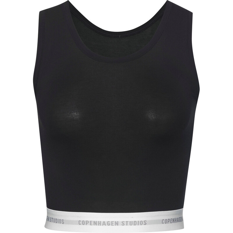Copenhagen Studios Športový top čierna / biela 63164338