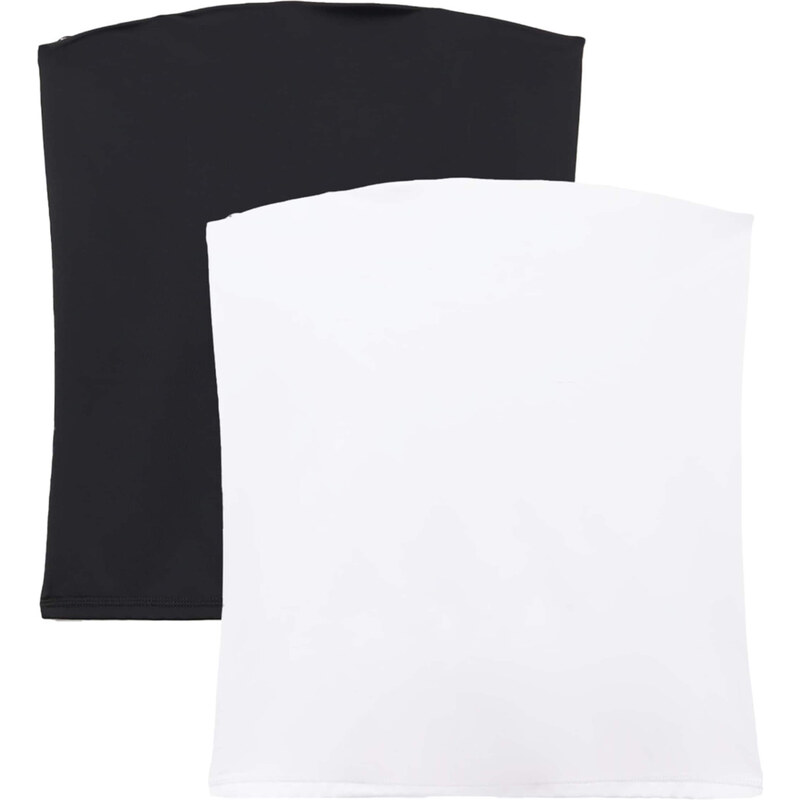 Pull&Bear Top čierna / biela 63164897