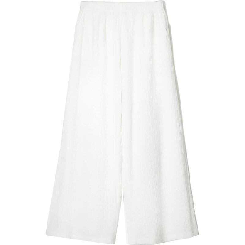 Bershka Nohavice biela 63165707