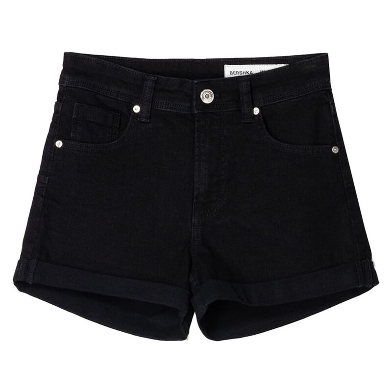 Bershka Džínsy čierna 63165723