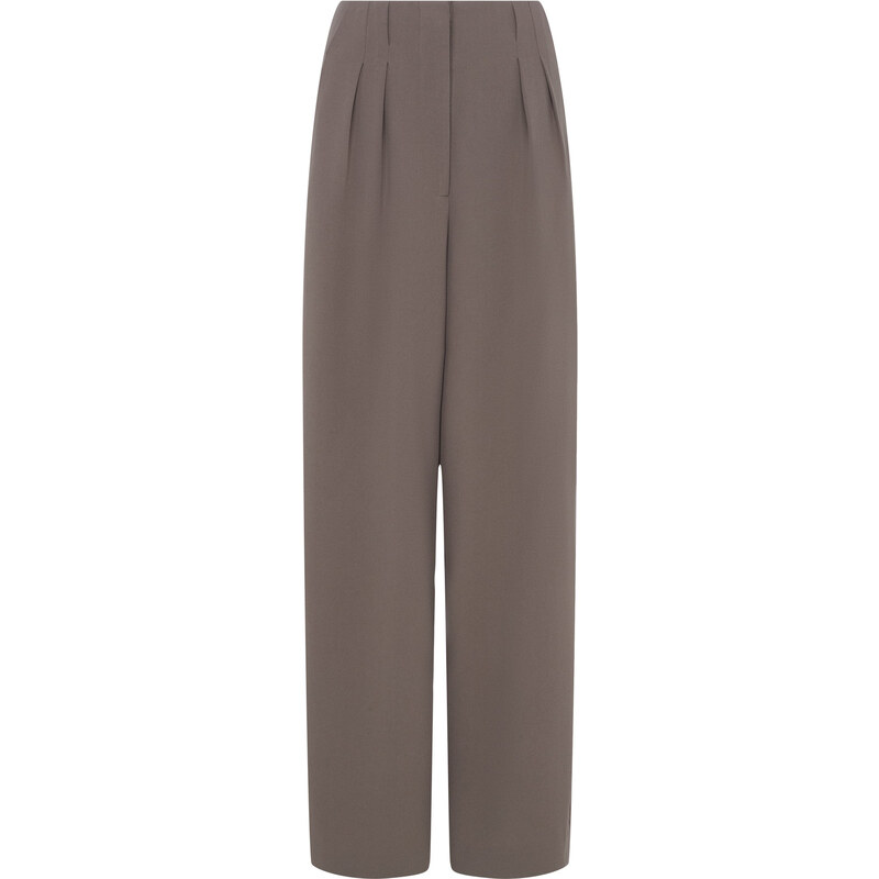 LeGer by Lena Gercke Plisované nohavice Camilla hnedá 63166085