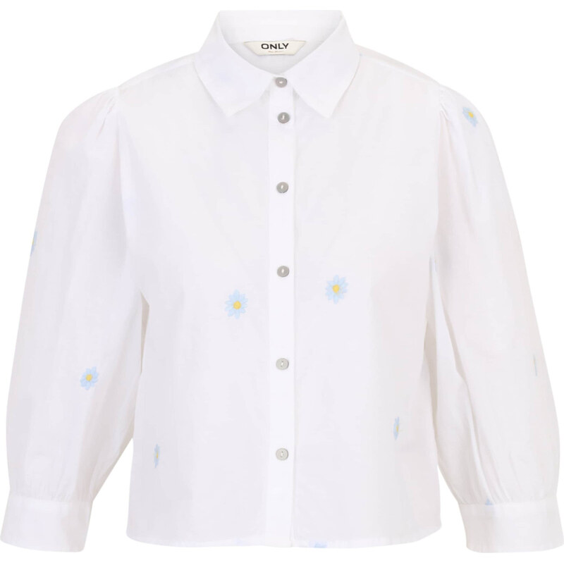 Only Petite Blúzka ONLCANDY svetlomodrá / žltá / biela 63166741