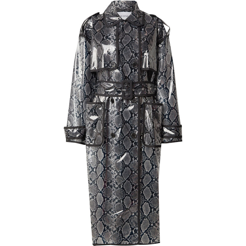 STAND STUDIO Prechodný kabát Promise svetlosivá / čierna 63166900